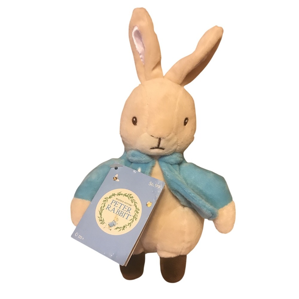Peter Rabbit‎ Plush Stuffed Animal Toy, Classic Collectible With Tags